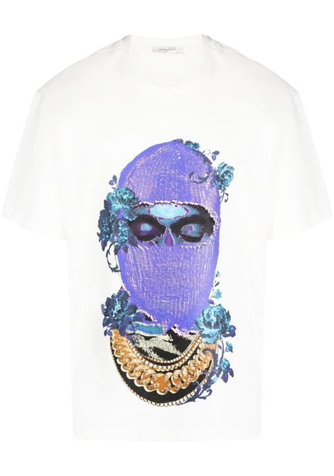 White Mask Roses T-shirt- men - IH NOM UH NIT - divincenzoboutique.com